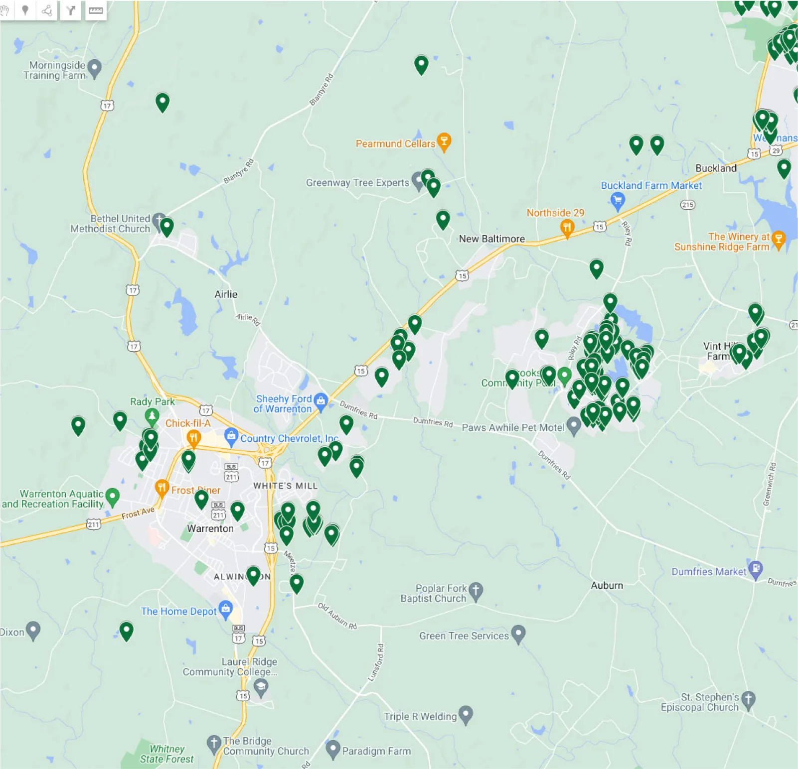 Lawn care services in Warrenton, VA